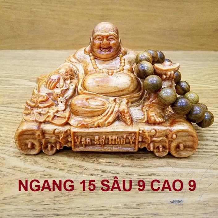 Tượng phật di lặc gỗ huyết long - CHẤT LƯỢNG TUYỆT ĐỐI
