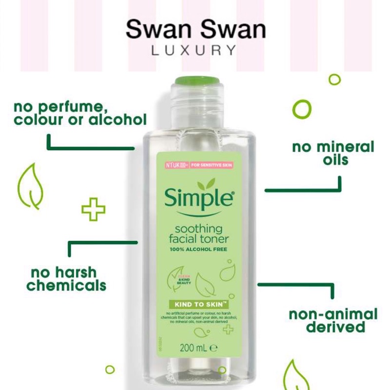 Nước Hoa Hồng Simple 200ml