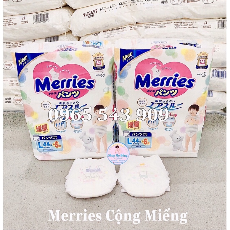 🍒Tã/Bỉm🍒Dán/Quần Merries Cộng Miếng Nội Địa Nhật đủ Size NB96/S88/M68/M64/L50/XL44/XXL28