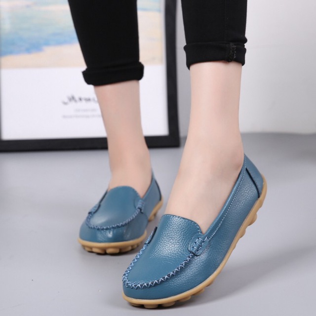 Giày lười nữ Giày đế bằng công sở nữ Giày Moccasin Giày thời trang nữ