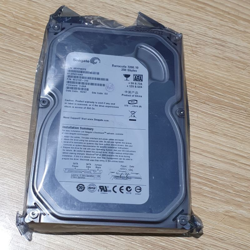 Ổ Cứng 3.5 "pc 250gb Sata Cho Máy Tính | BigBuy360 - bigbuy360.vn