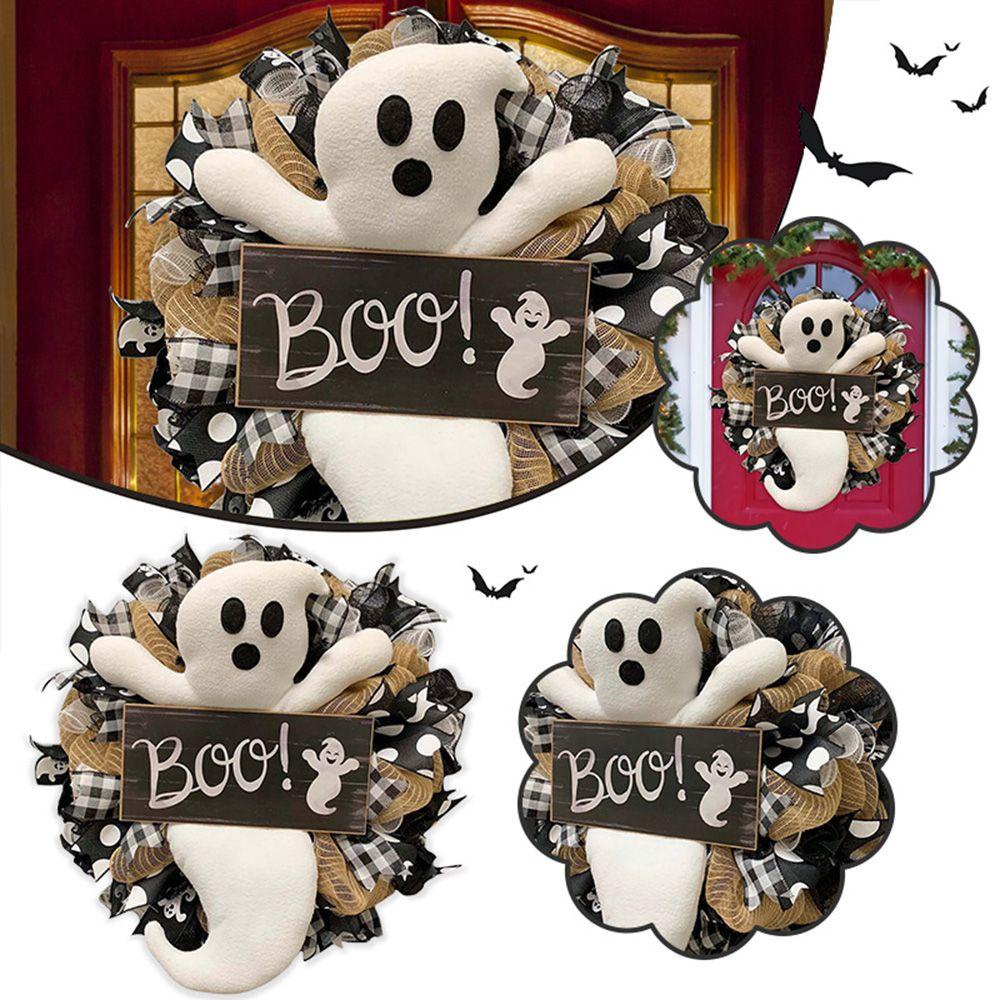 Vòng Hoa Cỡ Lớn Treo Tường Trang Trí Nhà Cửa Dịp Halloween