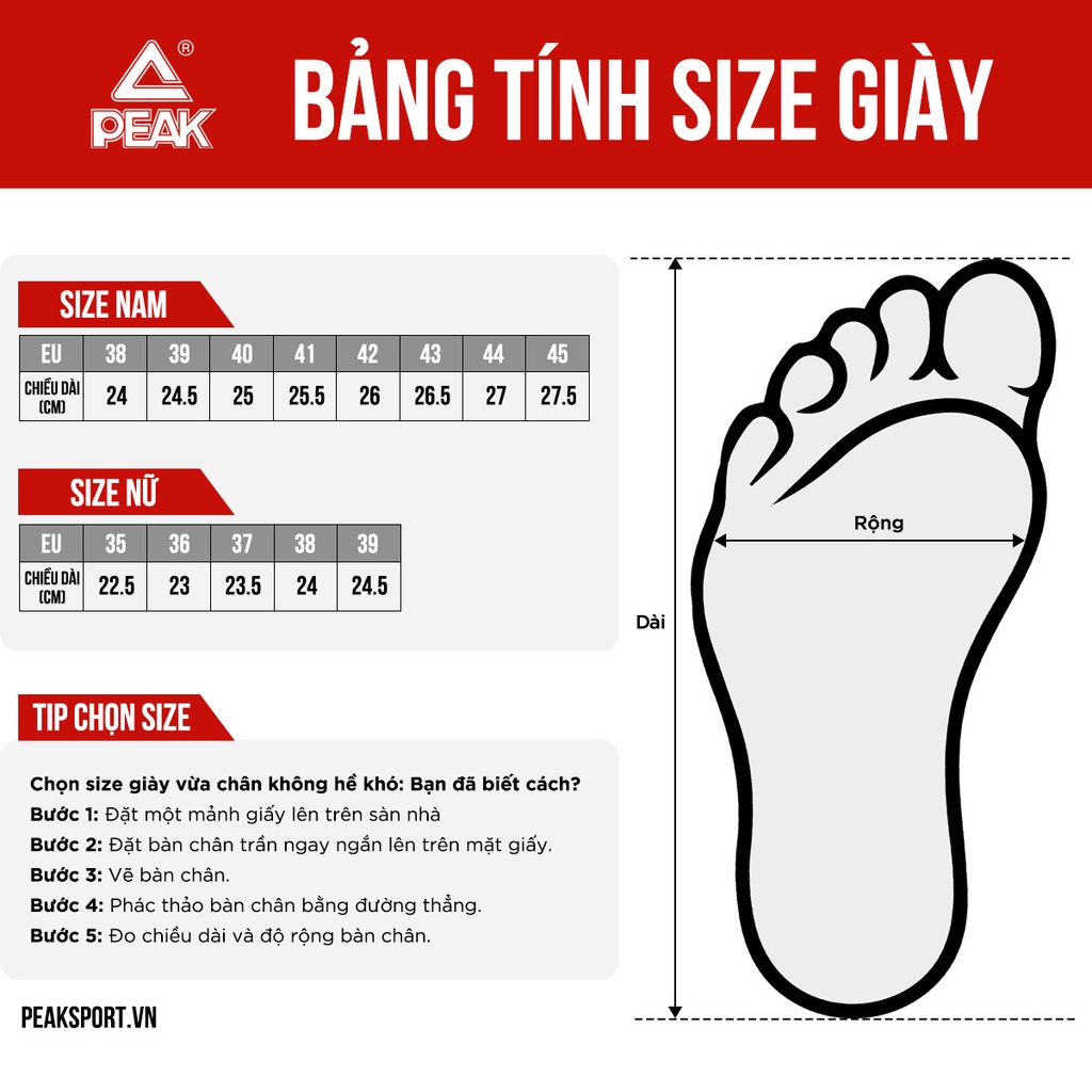 Giày Chạy Bộ Nam PEAK Running Ultra Light E222147H