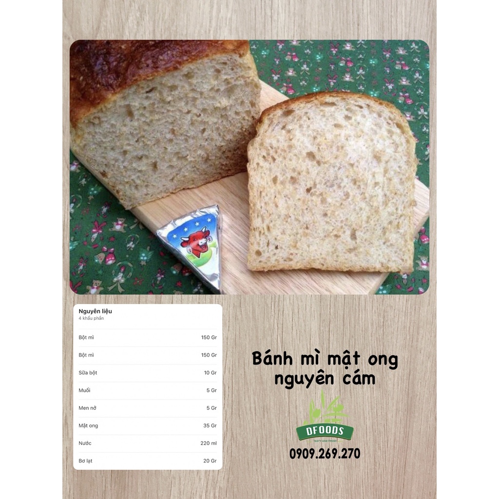 Bột Mì Atta Nguyên Cám Rajdhani túi 5kg [date 10/2022]