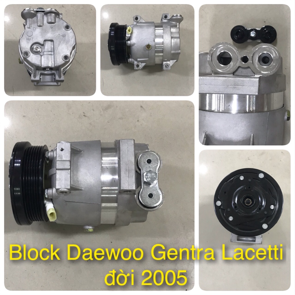 Block (Lốc) lạnh/ Máy nén ô tô Daewoo Lacetti