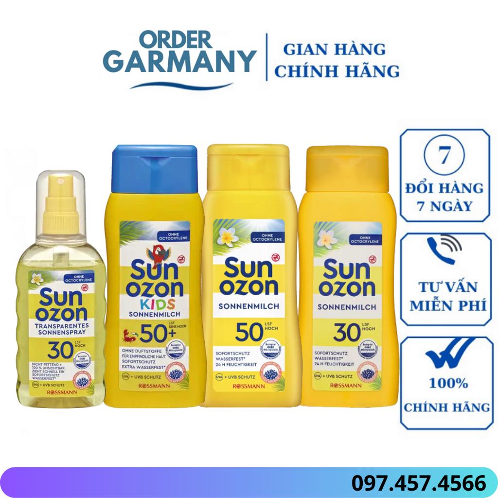 Kem Chống Nắng, Xịt Chống Nắng, Sữa Chống Nắng Sun Ozon Chống Nắng Hiệu Quả Cho Người Lớn và Trẻ Em