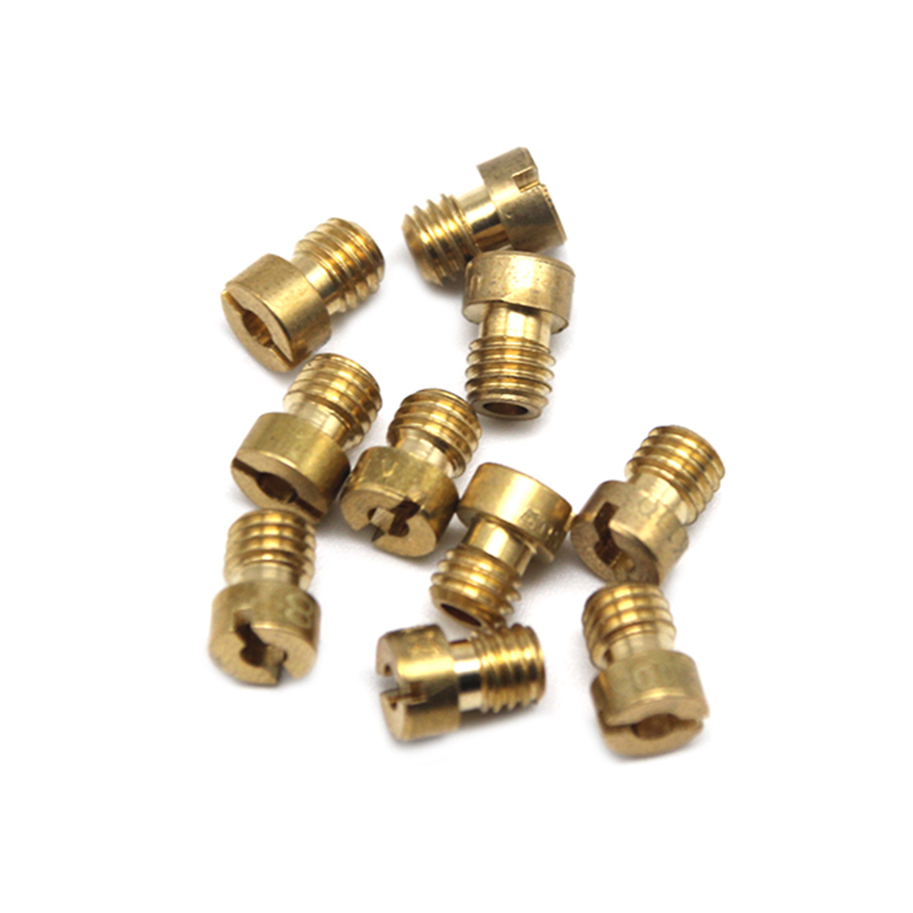 Set 10 Đầu Phun Chính Cho Bộ Chế Hòa Khí Xe Mô Tô Keihin FCR OKO KOSO PE PWK