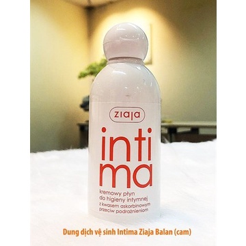 [Có sẵn] [Chính hãng] Dung Dịch Vệ Sinh Ziaja Intima 200ml - Cam (chống viêm)