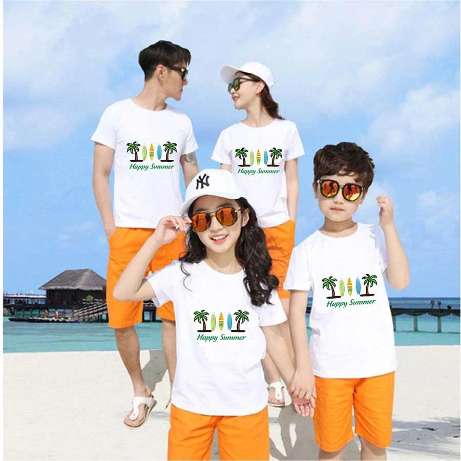 Áo gia đình ,áo nhóm đi biển đủ size từ 8kg đến 100kg.
