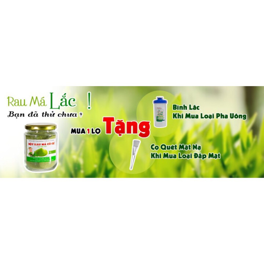 Bộ 5 Bột Rau Má Gabo Loại Pha Uống 500 Gram hàng vnxk