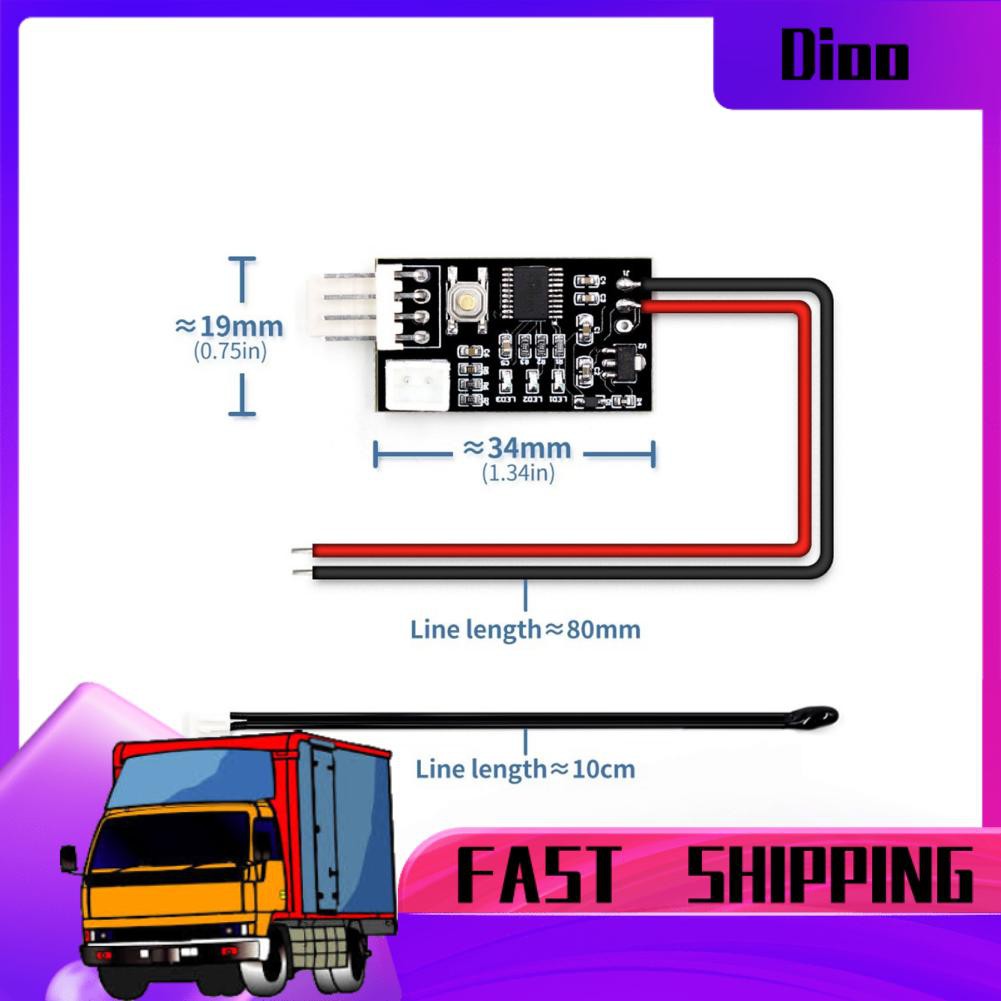 Bộ Điều Khiển Tốc Độ Quạt Dio Vhm-802 12v Pwm 4 Dây Cho Quạt Máy Tính