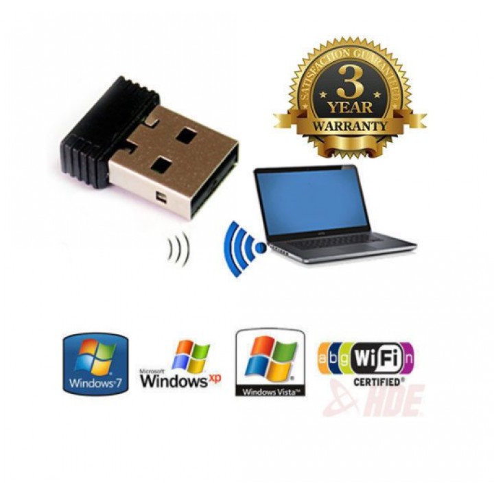Thiết bị thu Wifi Mini USB 2.0 802.11N 150Mbps | WebRaoVat - webraovat.net.vn