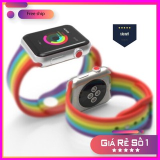 [Giá Sốc ] Dây Apple Watch Sport Silicone 7 màu Full size