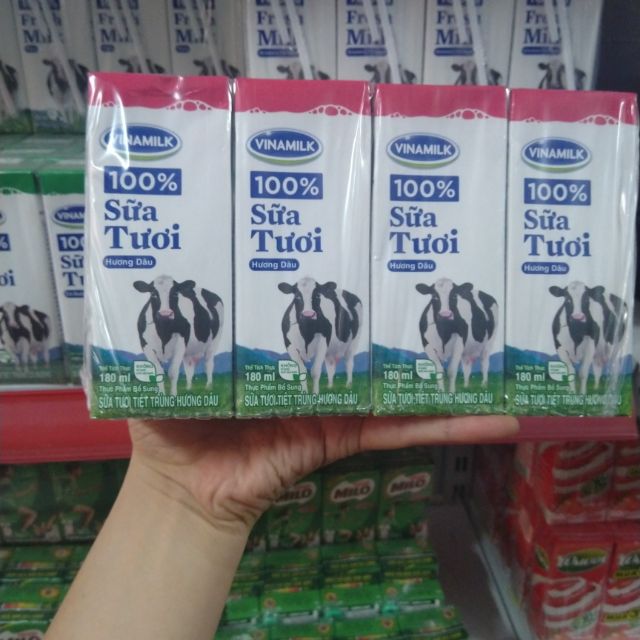 Sữa tươi Vinamilk 180ml