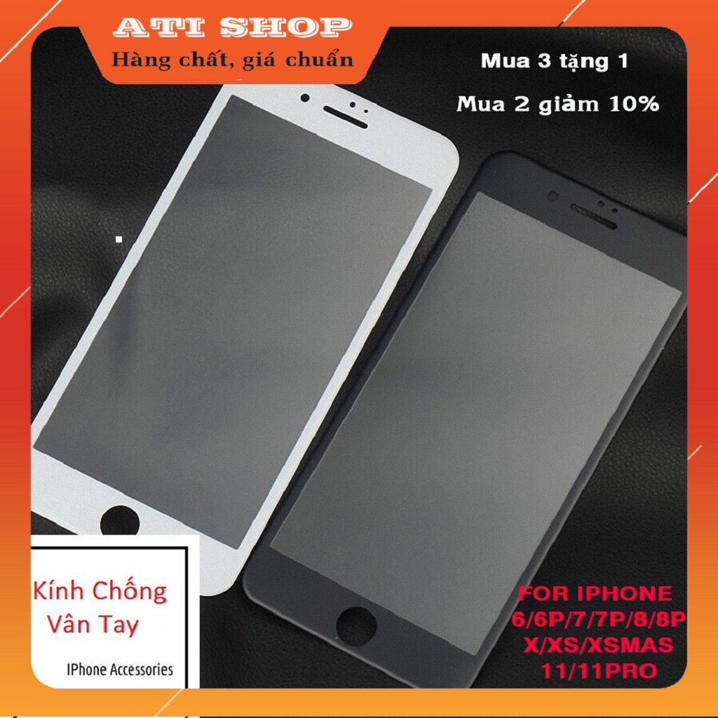 CƯỜNG LỰC IPHONE-AG-CHỐNG VÂN TAY FULL MÀN HÌNH