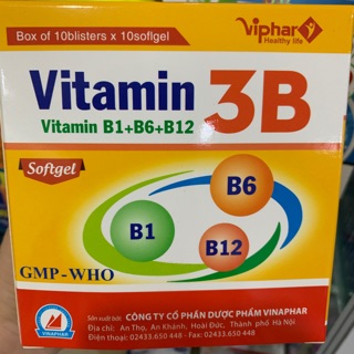 Vitamin 3B - bổ sung B1, B6, B12
