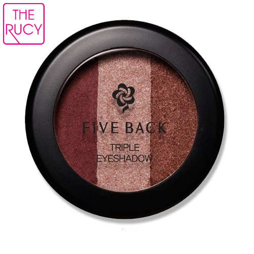 Mua 2 tặng 1 - Phấn mắt phối 3 màu The Rucy Five Back Triple Eyeshadow 3g