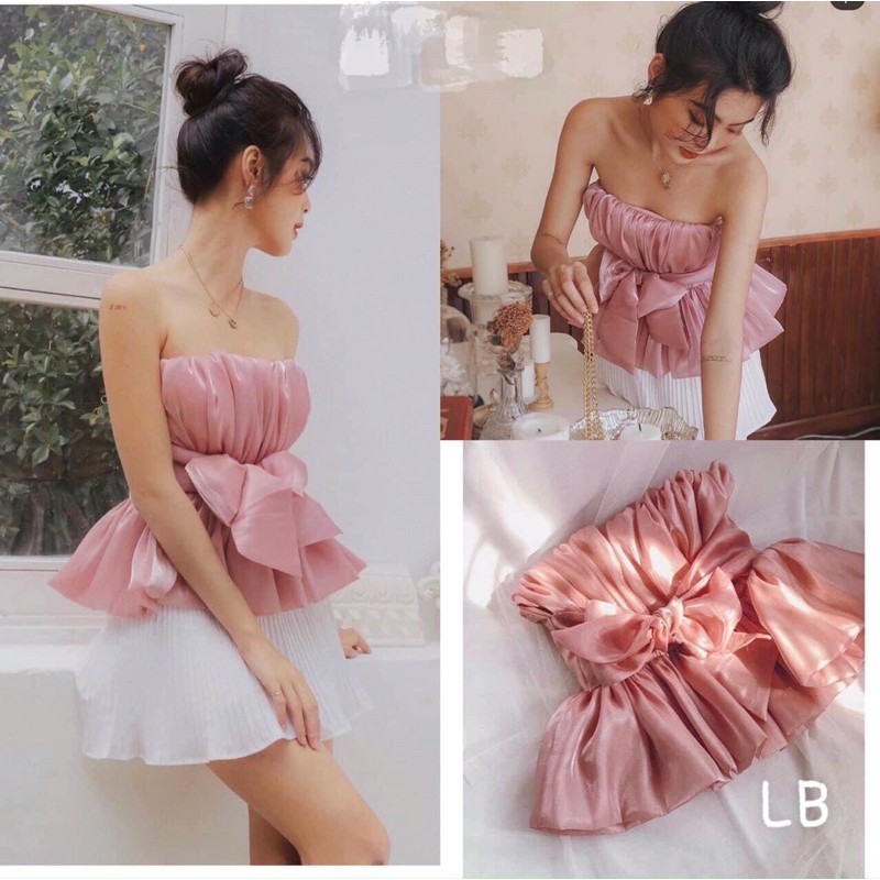 Áo tơ cúp ngực