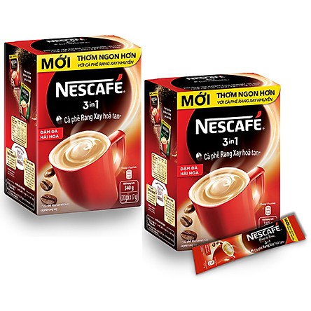 Cà phê rang xay hòa tan 3 in 1 Nescafe