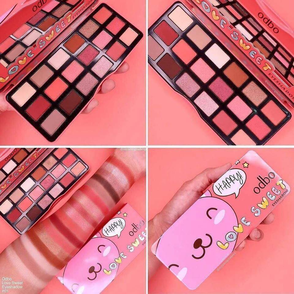 Bảng Phấn Mắt 18 ô ODBO Love Sweet Eyeshadow (OD262)