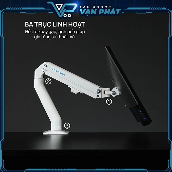 Giá Đỡ Màn Hình Human Motion T6 - Hàng Chính Hãng