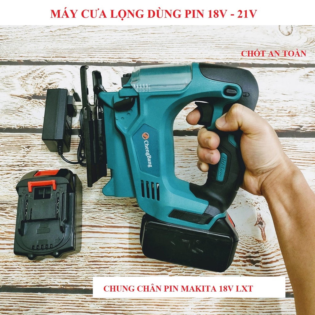 SV Máy cưa lọng dùng pin 18V - 21V (chung pin Makita 18V LXT)