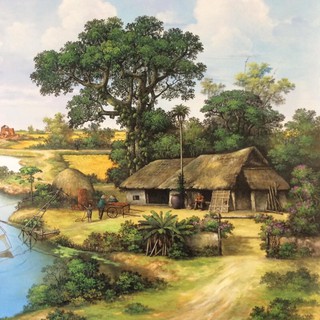 tranh đồng quê in