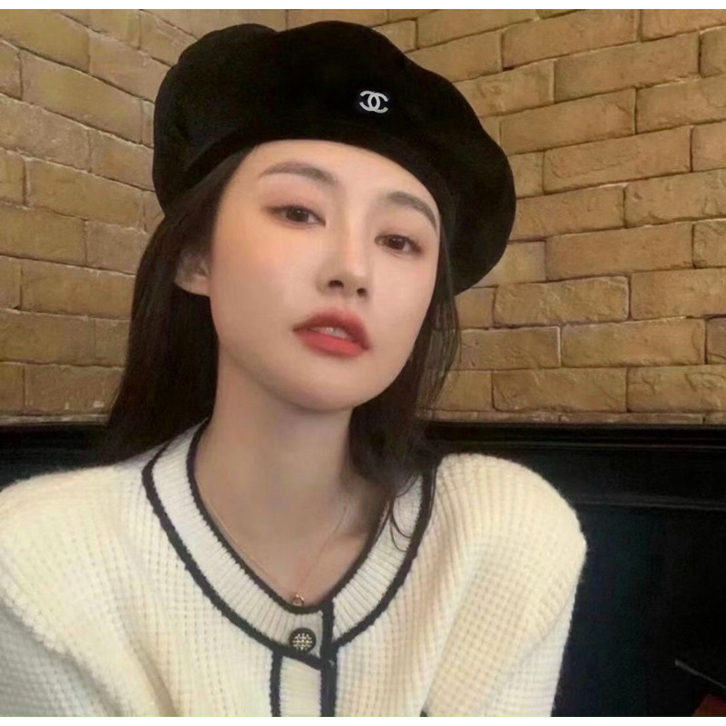 Mũ nồi nhung channel mai phương bùi