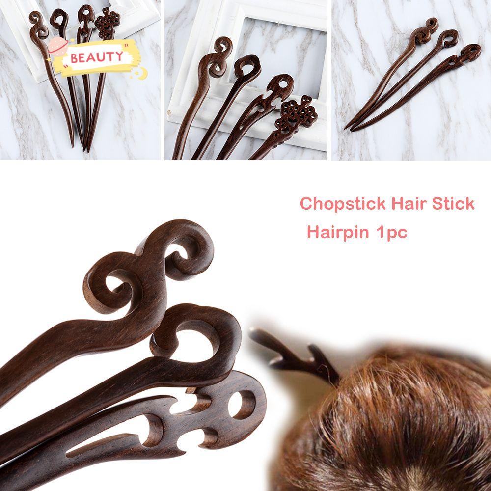 Trâm Cài Tóc Bằng Gỗ Đàn Hương Chạm Khắc Thời Trang