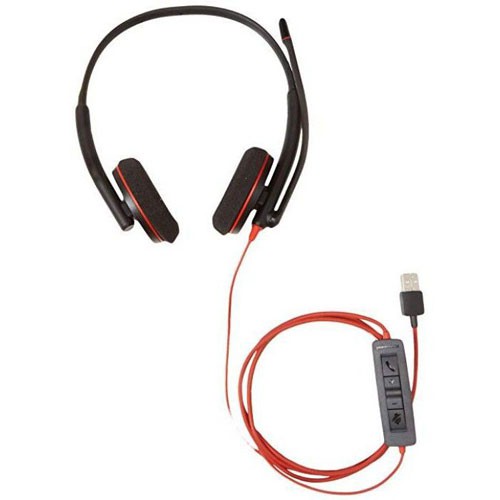Tai nghe có micro Plantronics Blackwire C3220 USB-A - Hàng chính hãng