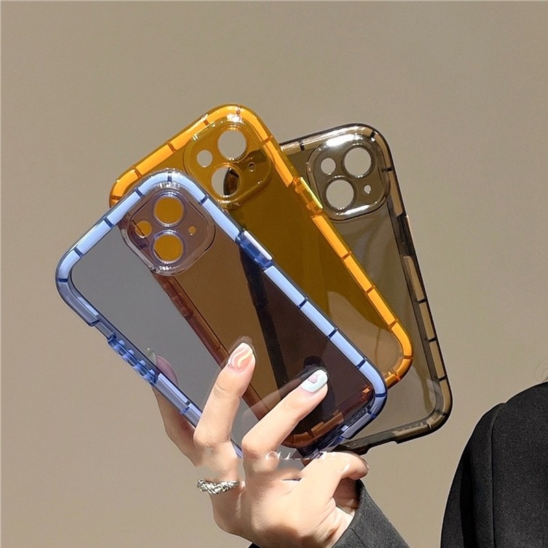 Ốp Điện Thoại Silicone Mềm Trong Suốt Chống Sốc Màu Dạ Quang Cho iPhone 13 11 12 Pro Max 13Pro 11