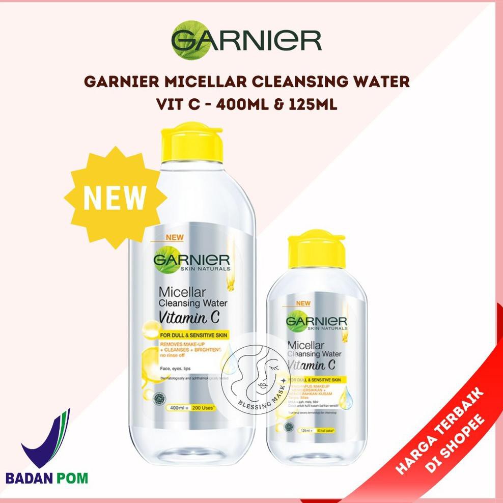 (Hàng Mới Về) Nước Tẩy Trang Garnier 400ml Màu Hồng / Xanh Dương / Xanh Dương