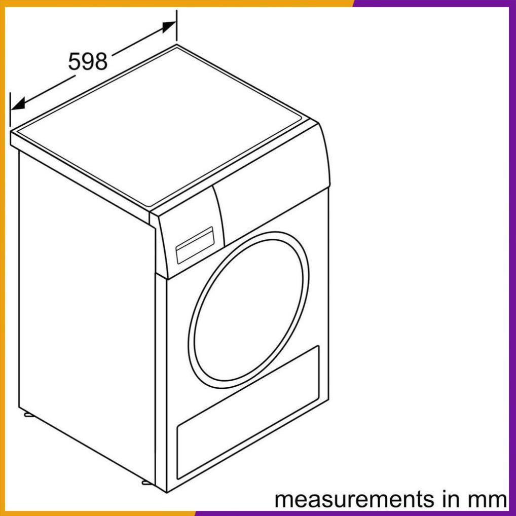 Máy sấy quần áo Bosch WTR85V00SG - SERI 4 TGB nhập khẩu nguyên chiếc ( CHÍNH HÃNG PHÂN PHỐI )