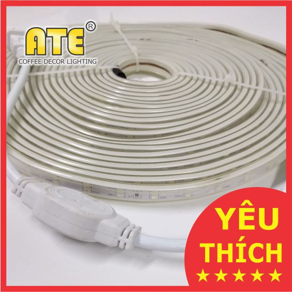 Đèn Led dây đôi quấn cây 2835 màu xanh Lá, ống nhựa 220V (Giá bán theo m)