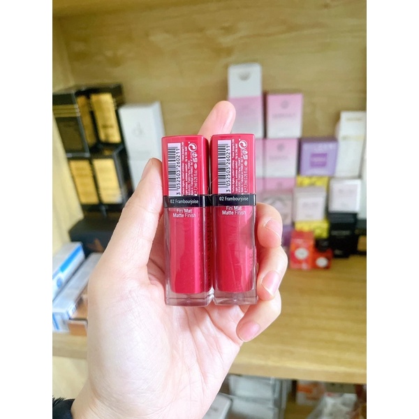 son kem BJ 02  Bourjois Velvet đỏ hồng