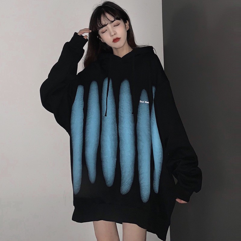 [HD2081] Áo hoodie nam nữ ULZZANG UNISEX-áo khoác nữ nỉ màu đen oversize chất nỉ bông dày dặn BST áo thu đông