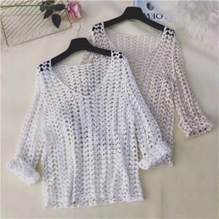 ÁO LƯỚI ĐAN ĐI BIỂN MS18737