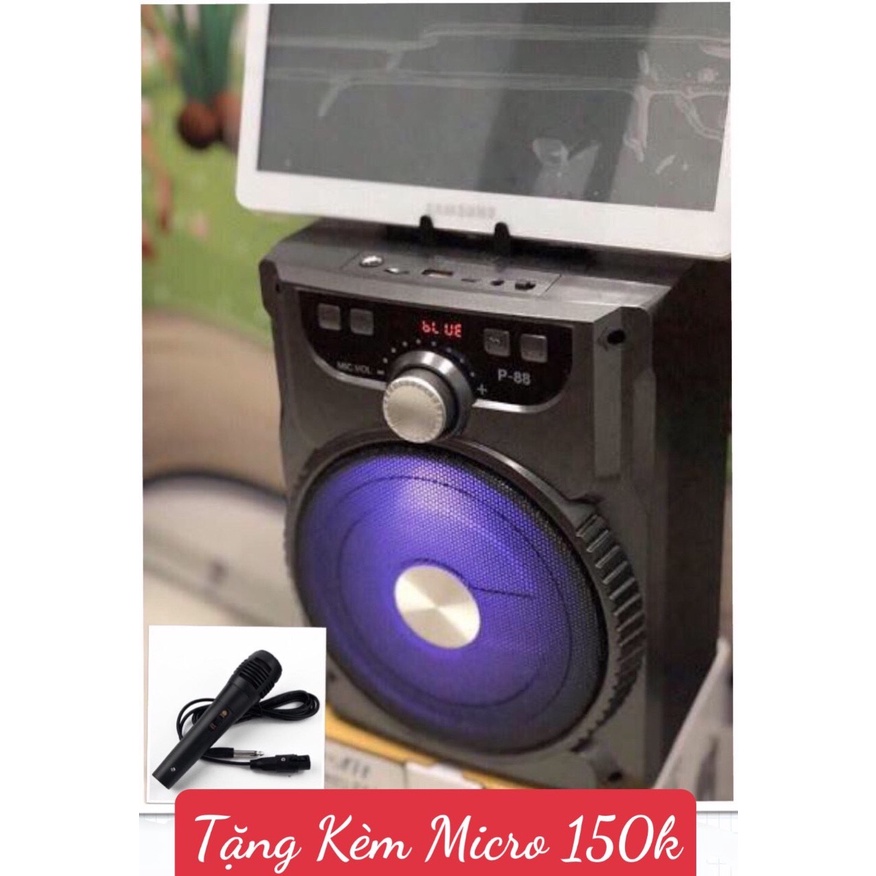 LOA BLUETOOTH CÔNG SUẤT LỚN BASS CỰC MẠNH - LOA KẸO KÉO HÁT NHẠC SIÊU HAY - TẶNG KÈM 1 MICRO 150K HÁT CỰC HAY