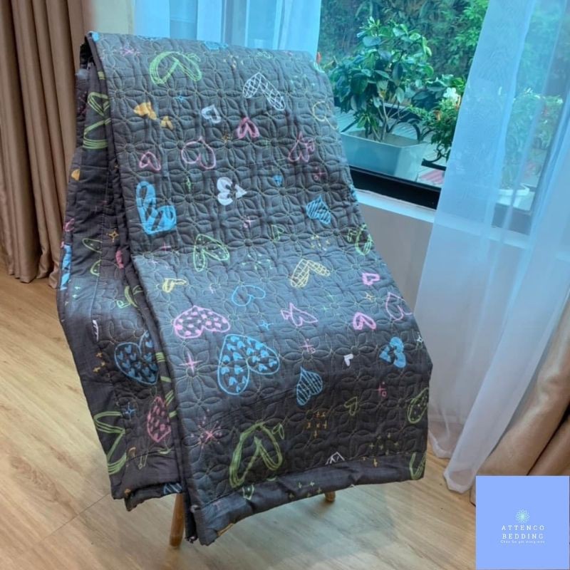 Chăn Hè ❄️FreeShip❄️ Chăn Hè Cotton Poly Trần Bông Tấm Rộng 1m8 x Dài 2m