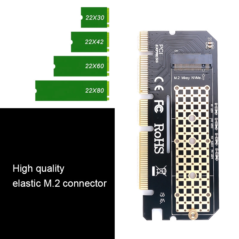 Thẻ mở rộng chuyển đổi M.2 NVME SSD NGFF sang PCIE 3.0 X16 cho máy tính