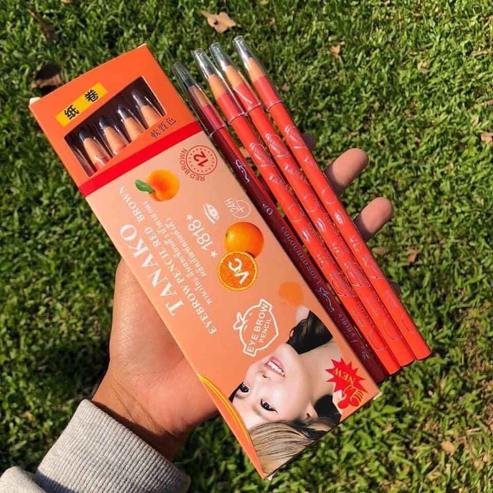 🌈Chì Xé kẻ Mày #Tanako #Red_Brown | BigBuy360 - bigbuy360.vn