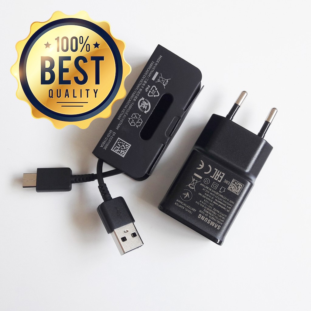 Bộ sạc nhanh Samsung Type-C 9V-1,67A / 5V-2A Đen