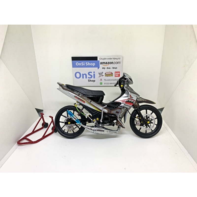 MÔ HÌNH YAZ 125cc  XE MOTOR ĐỘ F-35 TỈ LỆ 1/12