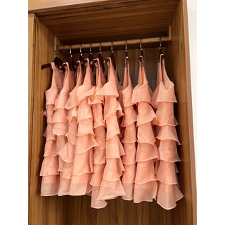 Đầm Voan nhiều tầng Pastel