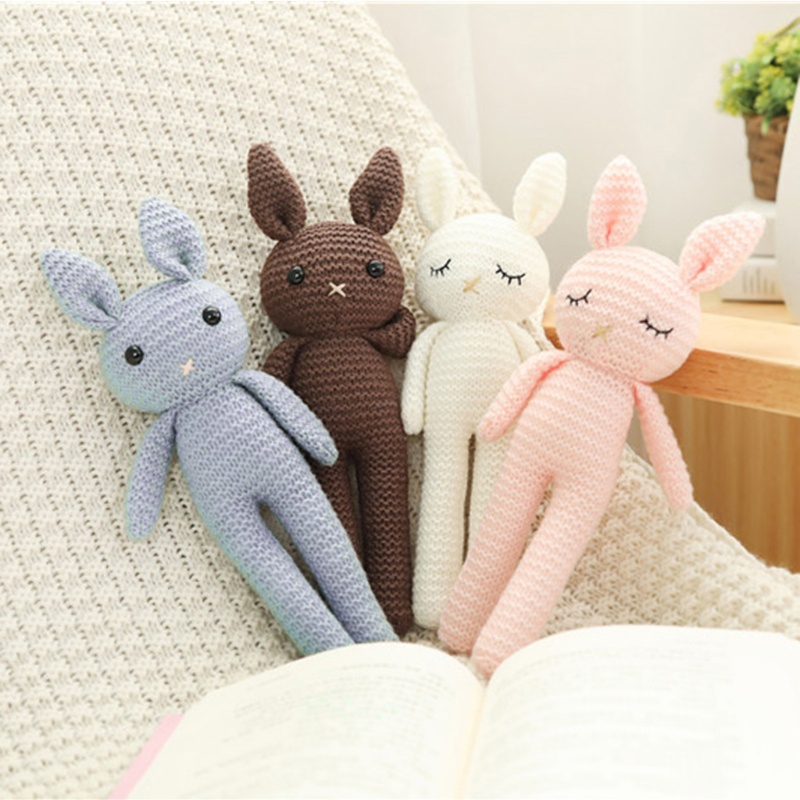 Set 8 Đồ chơi nhồi bông Hình Thỏ Phục Sinh Siêu Mềm Dễ Thương