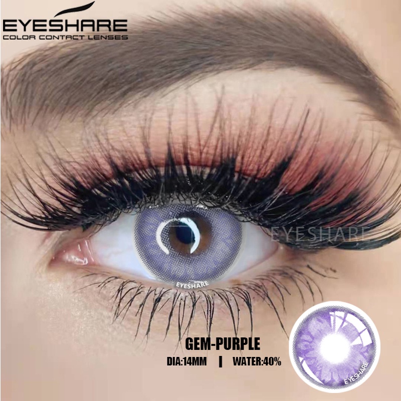 EYESHARE [Hàng mới về] Set 2 kính áp tròng GEM JEWEL Series 12 màu tùy chọn tiện dụng
