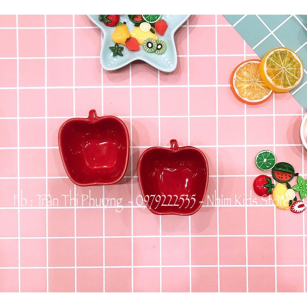 Bát sứ hình quả táo