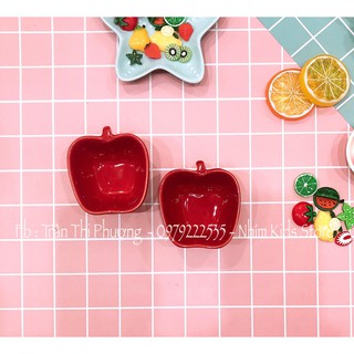 Bát sứ hình quả táo