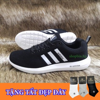 Giày Adidas Đen Trắng nam nữ