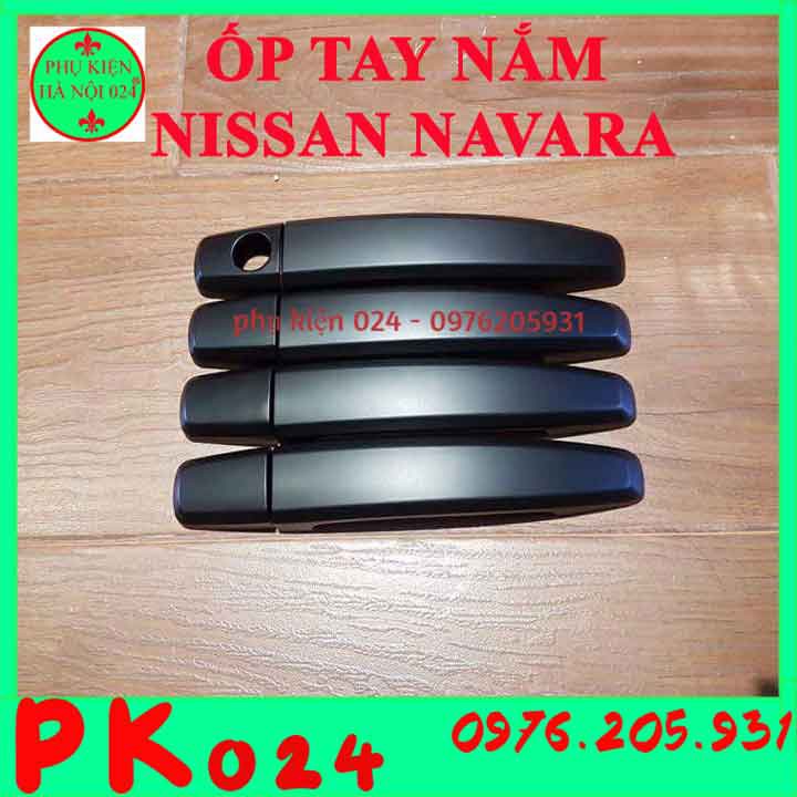 [Navara 2015-2020] Ốp Tay Nắm Hõm Cửa Nhựa Đen Navara 2015-2020